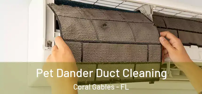 Pet Dander Duct Cleaning Coral Gables - FL